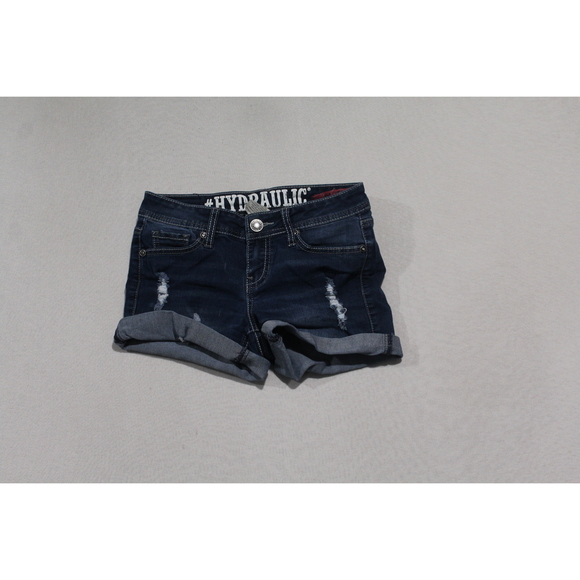 Hydraulic Women Blue Jeans Denim Bermuda Lola Curvy Size 5/6 - Picture 1 of 9